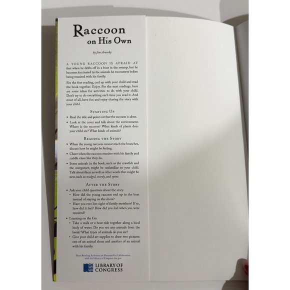 Raccoon On His Own (Imagination Library) - Firm Softcover By Arnosky, Jim - LN - Picture 6 of 8